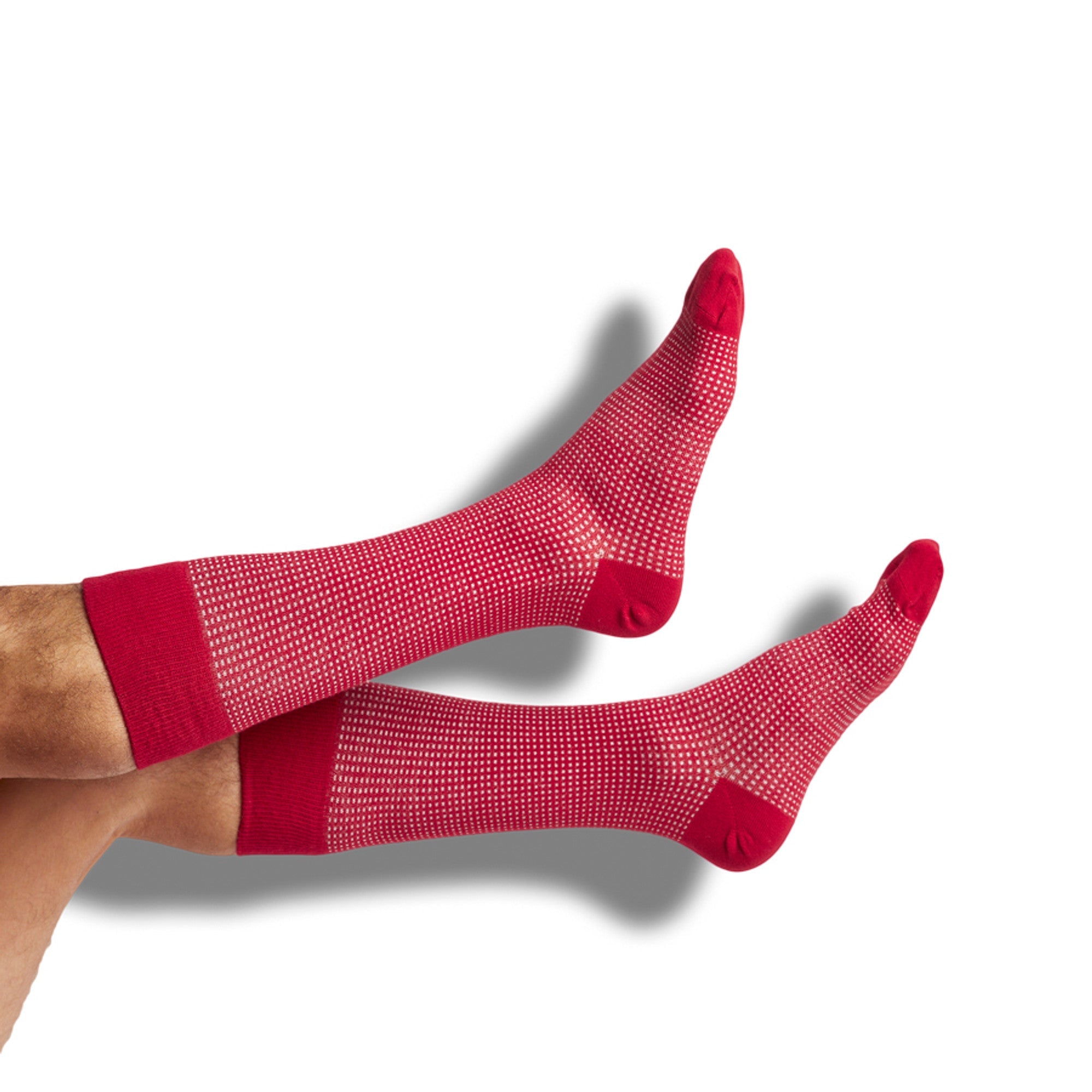 Cardinal / White Mixed Socks 4 Pack -B