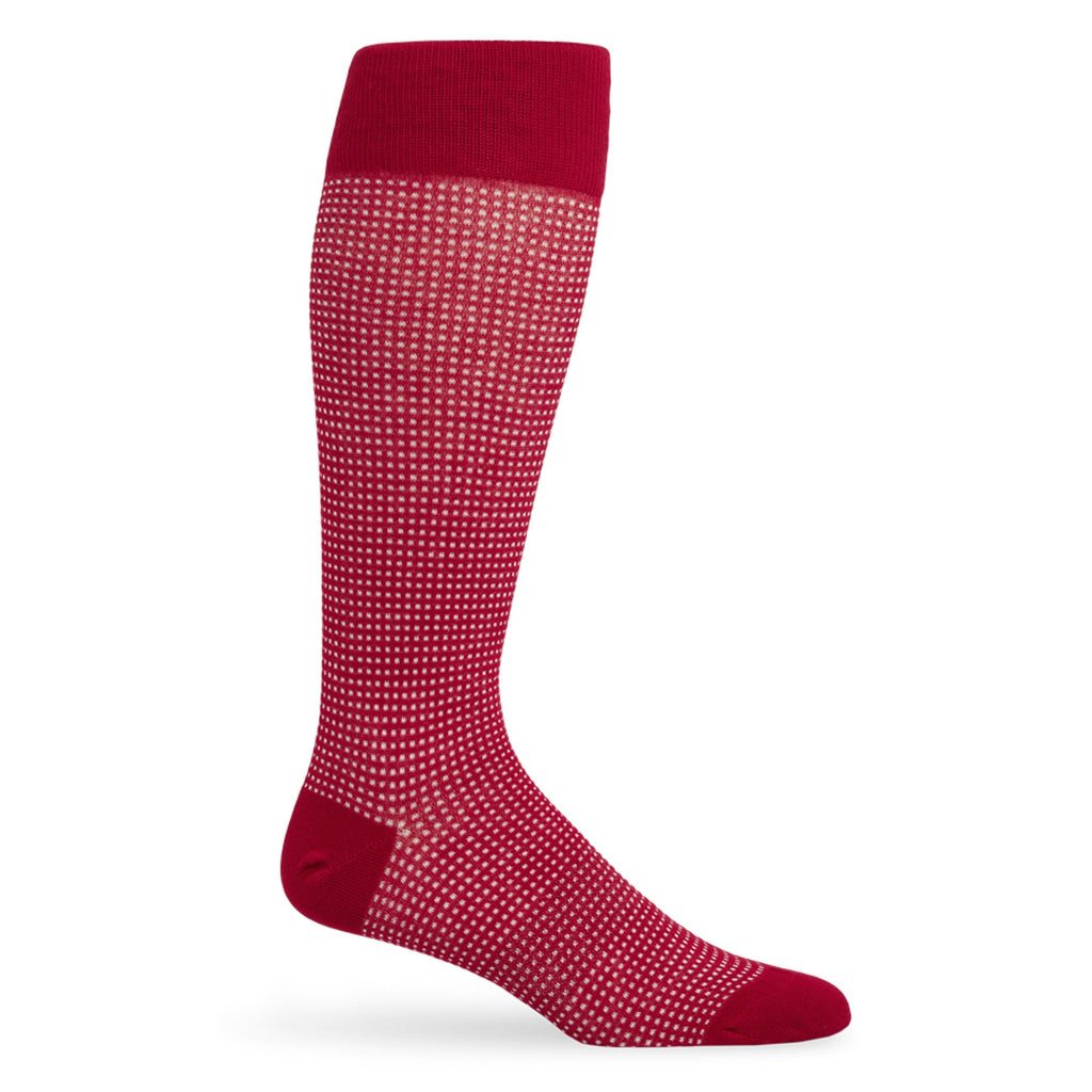 Cardinal Birdseye Dress Socks
