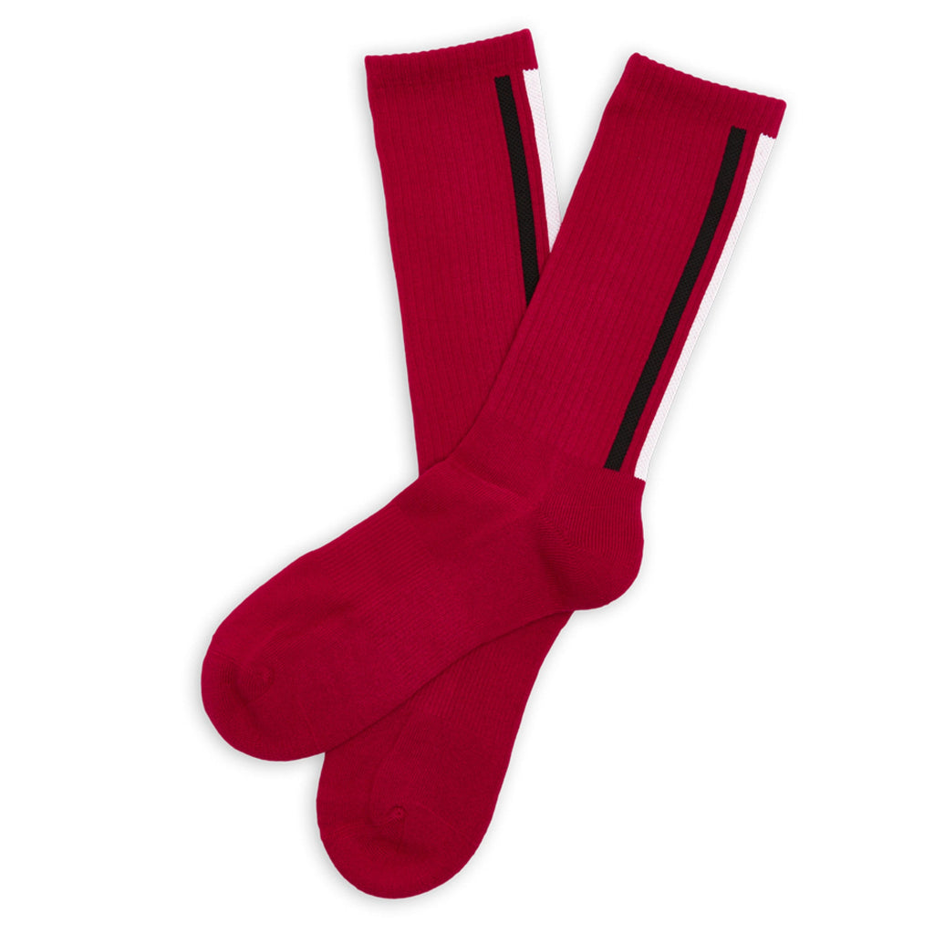 Cardinal Vertical Stripe Casual Socks