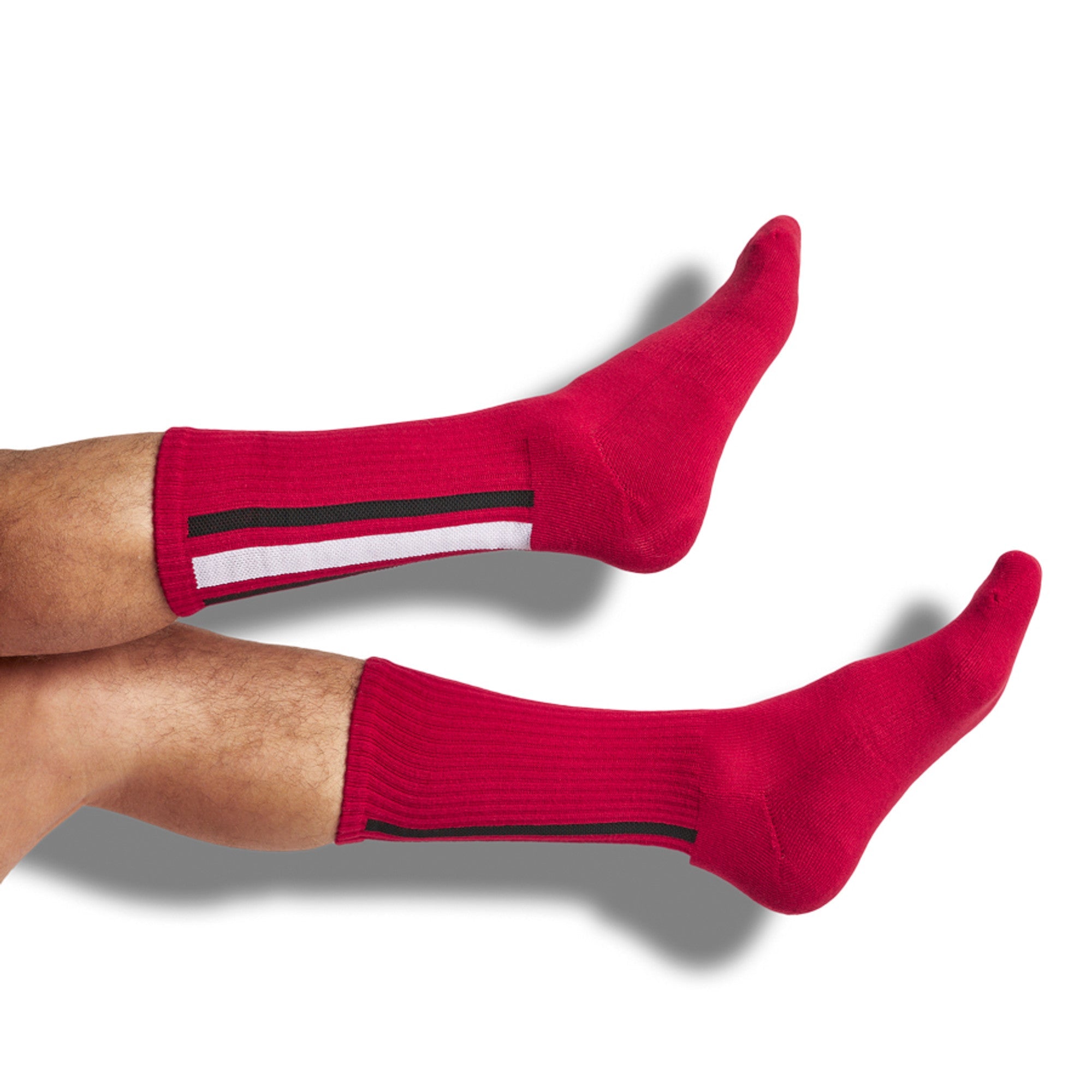 Cardinal Vertical Stripe Casual Socks