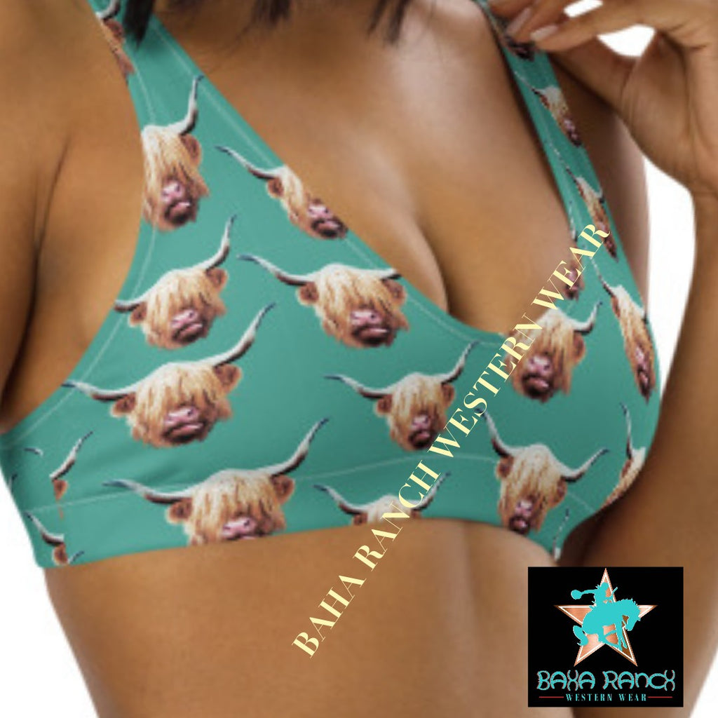 Baha Ranch Yeehaw Highland Cow Bikini