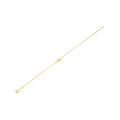 14k Yellow Gold MOP Evil Eye Bracelet