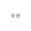 1 cttw Certified IGI Lab Grown Round Diamond Stud Earrings 14k White Gold(G/VS2)