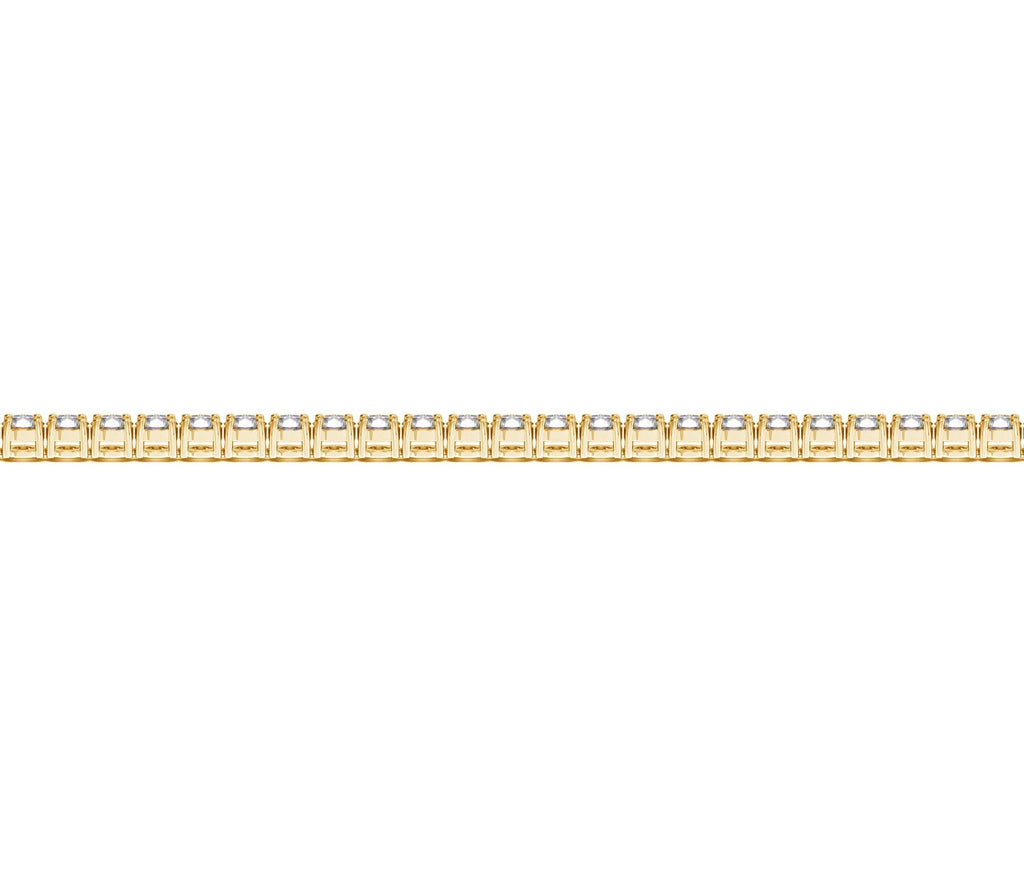 Lab Grown Round Diamond Tennis Bracelet in 14k Yellow Gold (2 cctw F/G  VS2/SI1)
