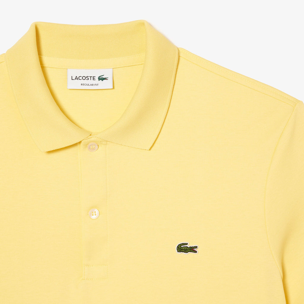 Lacoste Men's Short Sleeve Pima Jersey Interlock Regular Fit Polo Shirt