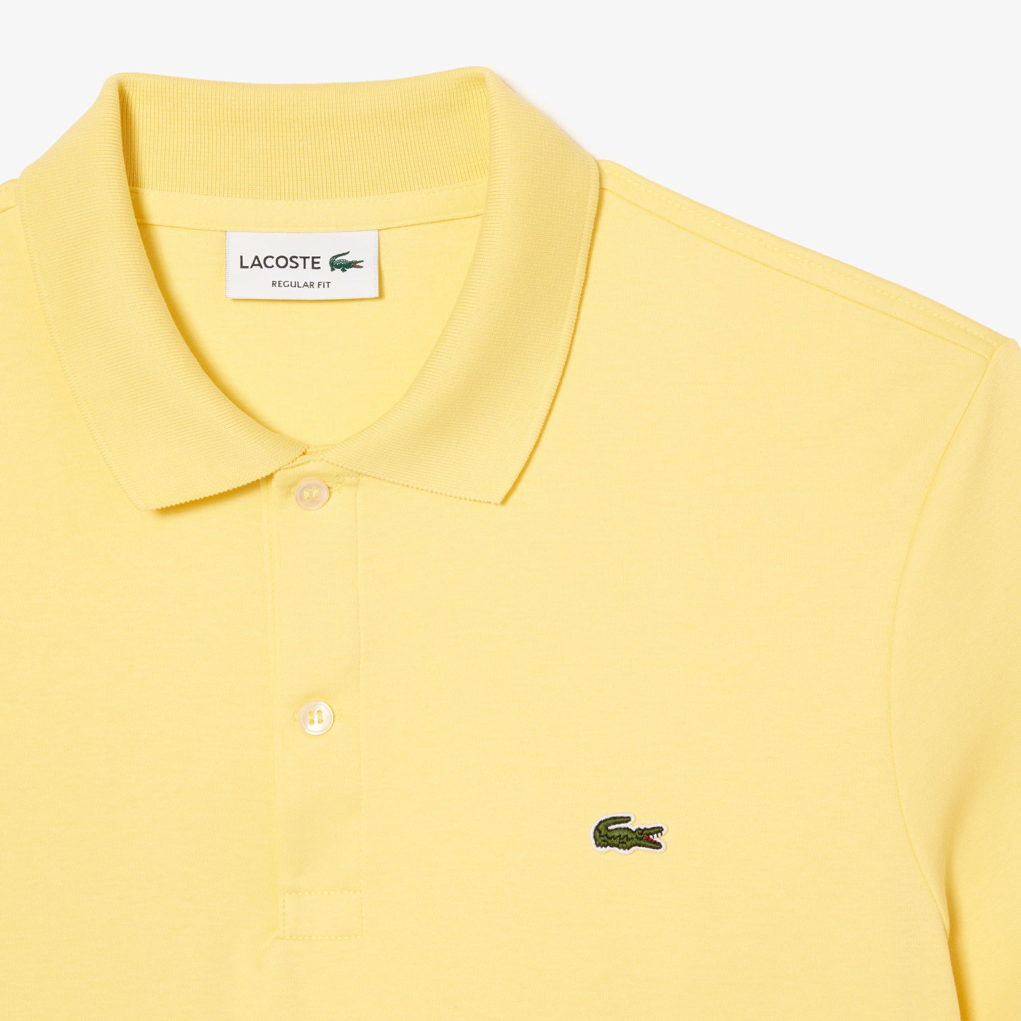 Lacoste Men's Short Sleeve Pima Jersey Interlock Regular Fit Polo Shirt