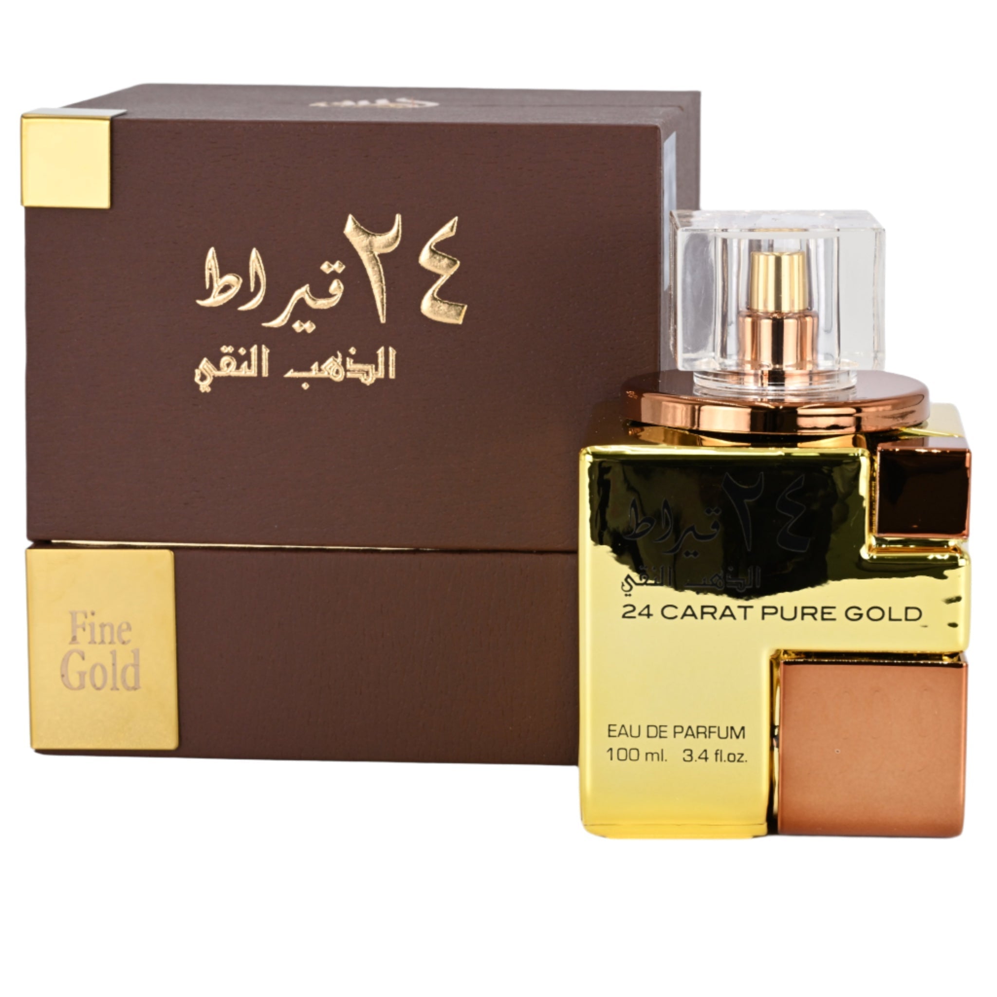 Lattafa 24 Carat Pure Gold Unisex Eau De Parfum Spray 3.4 oz