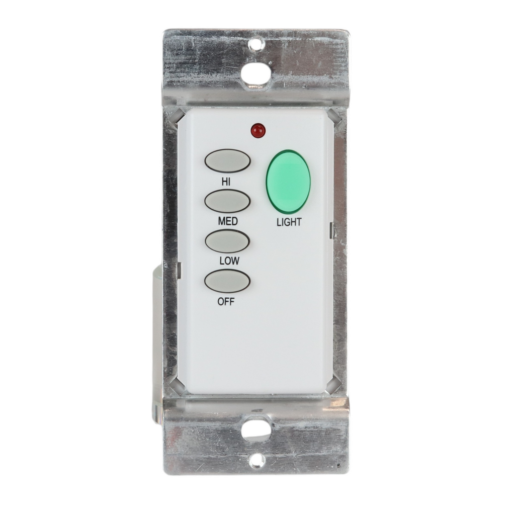 Anderic FAN-55T Wireless Wall Plate Ceiling Fan Remote Control for Fan28R Receiver | 304 MHz | 2AAZPFAN55T- FAN55T