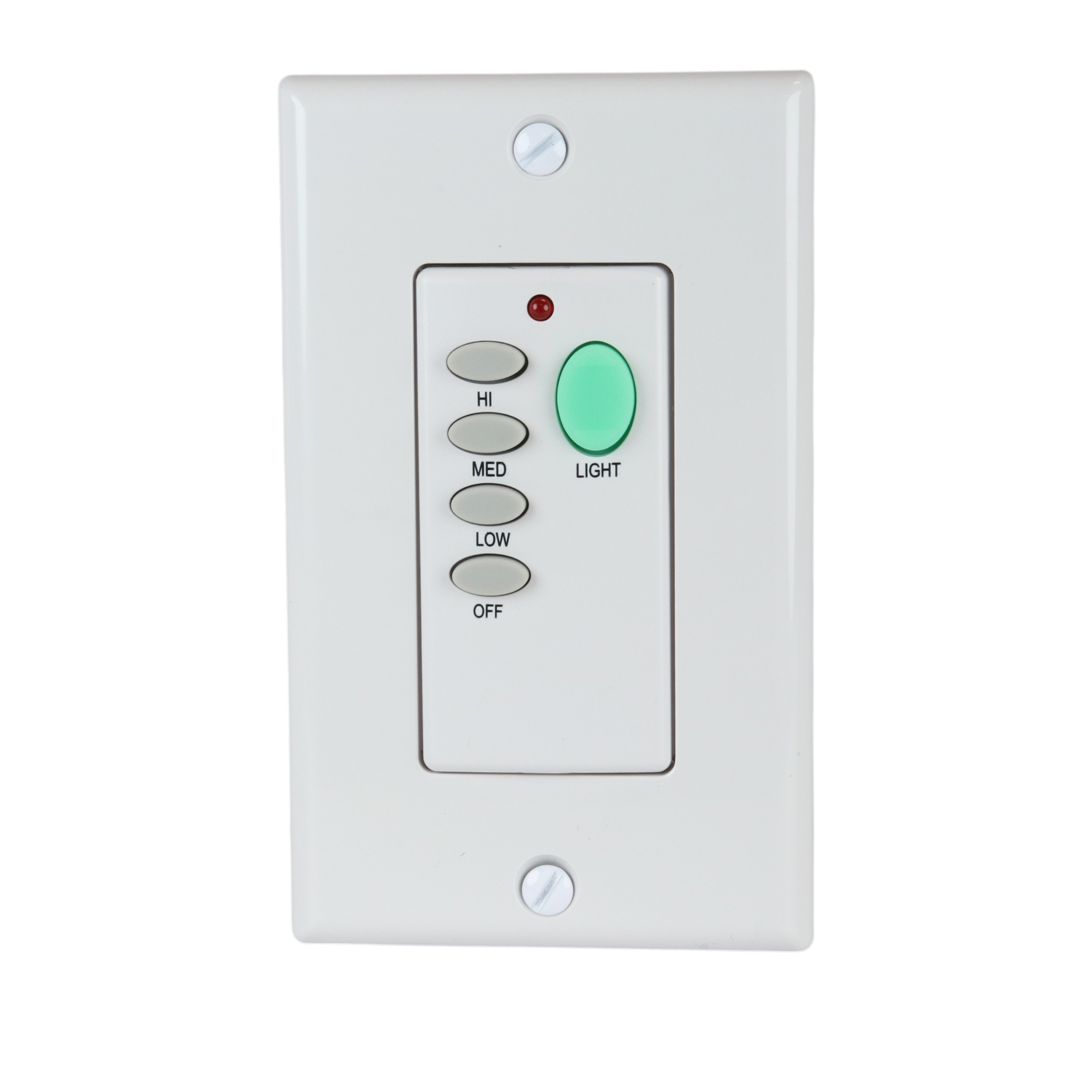 Anderic FAN-55T Wireless Wall Plate Ceiling Fan Remote Control for Fan28R Receiver | 304 MHz | 2AAZPFAN55T- FAN55T