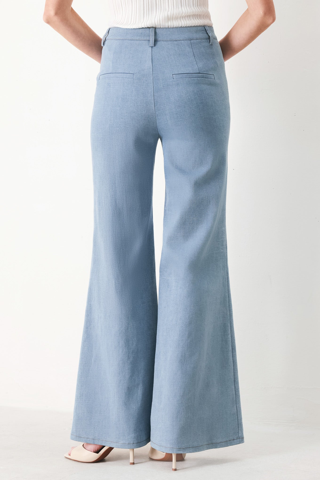 LUNA FLARE WOVEN PANTS