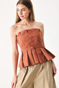 PURE FRAME WOVEN TUBE TOP