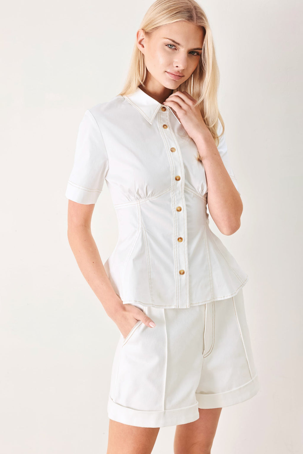 MADE FOR SUNSHINE WOVEN TOP