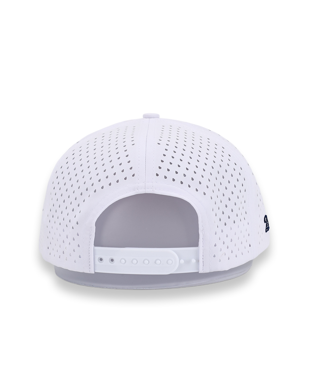 American Flag Rope Flat Bill Hat (white)