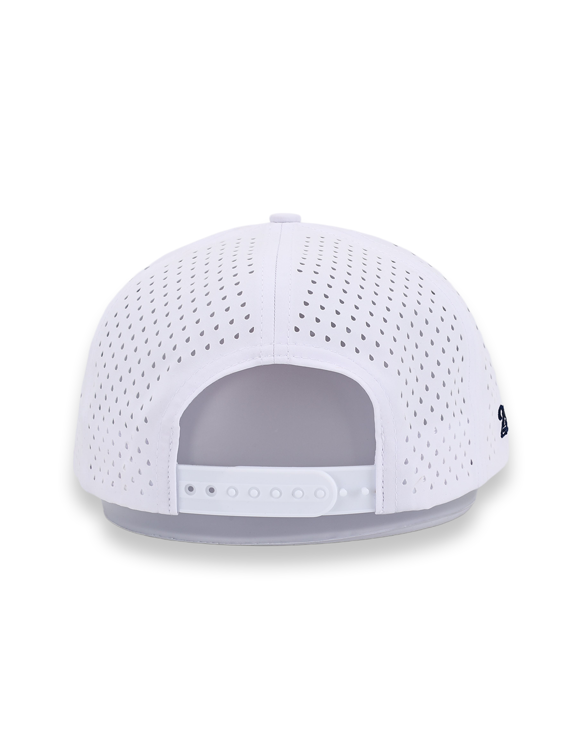American Flag Rope Flat Bill Hat (white)