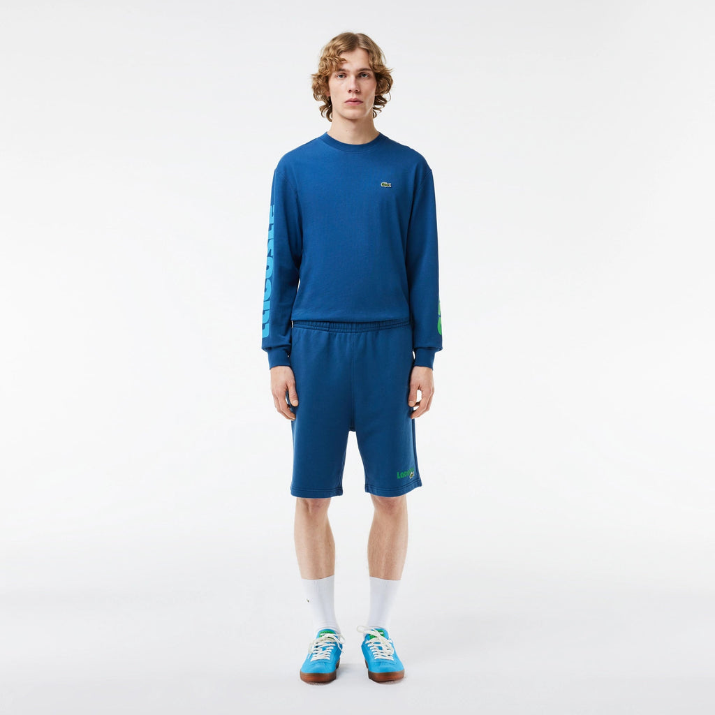 Lacoste Men's Washed Effect Printed Shorts