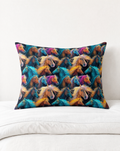 Baha Ranch Colorful Horses Pillowcase Made in America