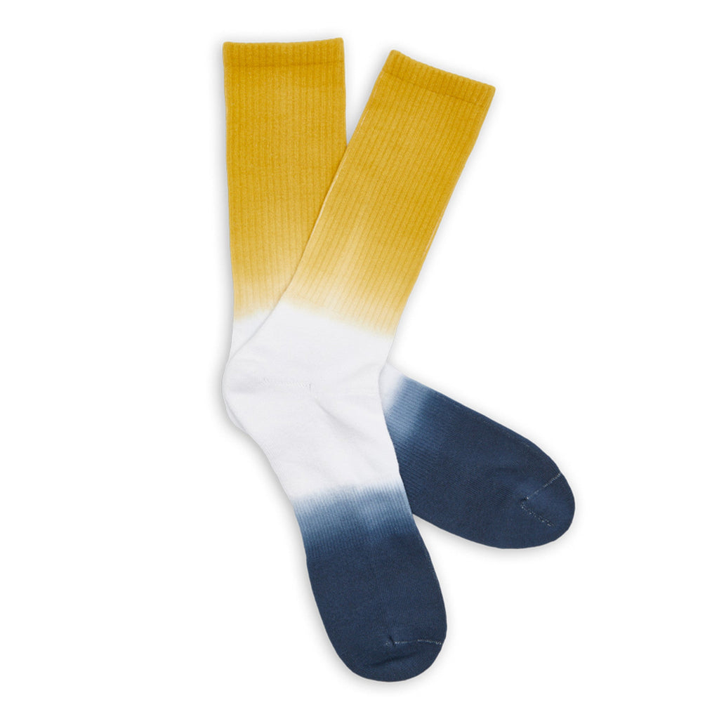 Navy / Gold Dip Casual Socks