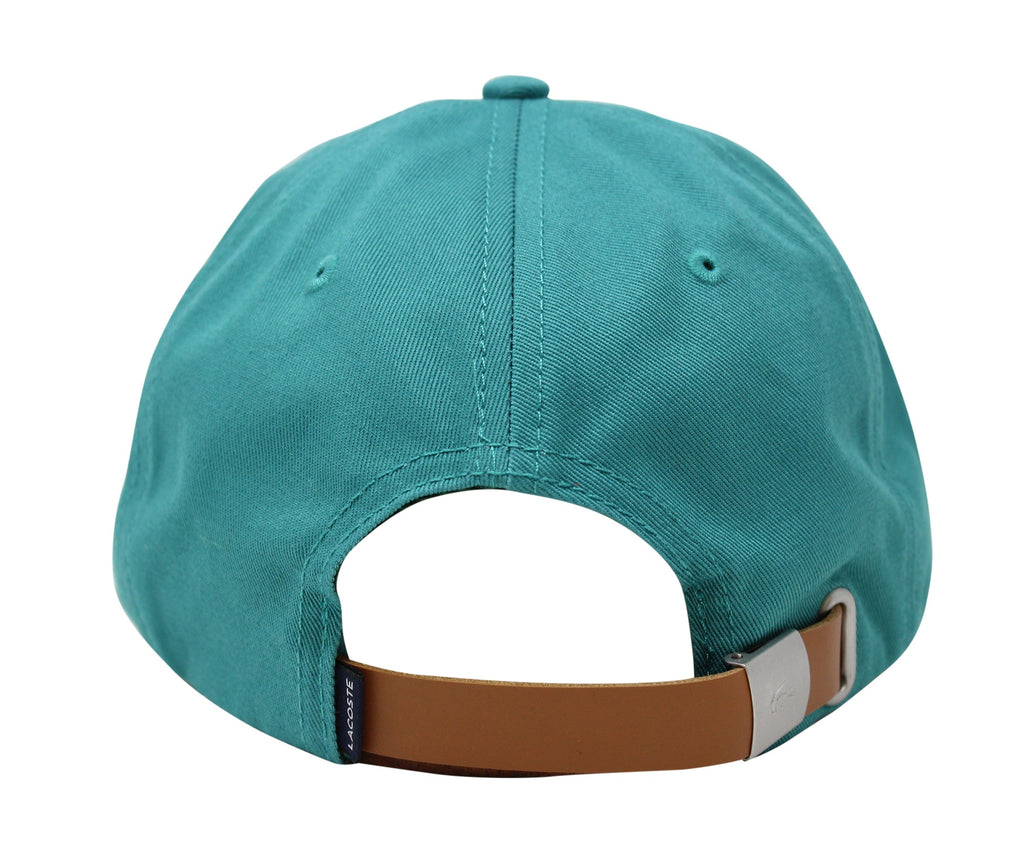 Lacoste Men's Classic Large Croc Logo Cap with Leather Strap
