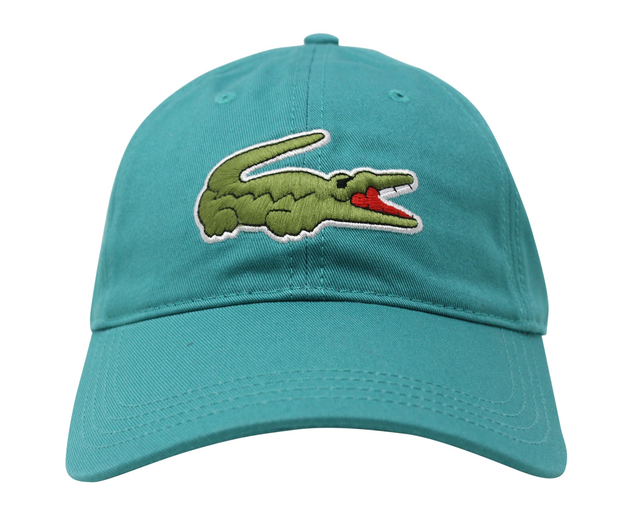 Lacoste Men's Classic Large Croc Logo Cap with Leather Strap