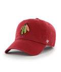 47 Brand Chicago Blackhawks Red Clean Up Adjustable Snapback Cap