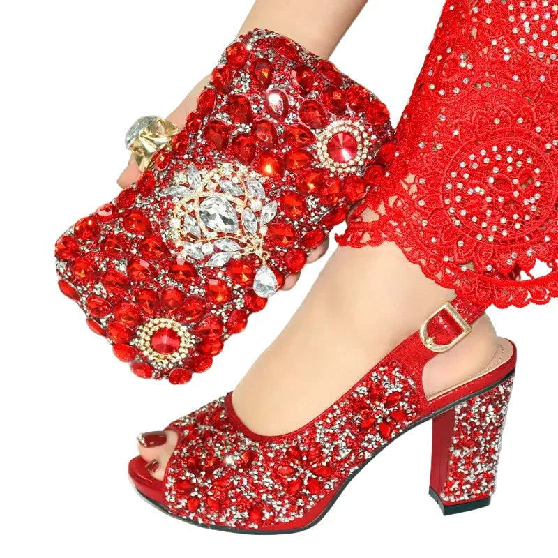 Women's Shoes and Bags To Match Set EDN104