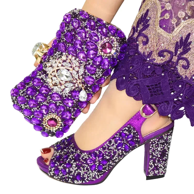 Women's Shoes and Bags To Match Set EDN104