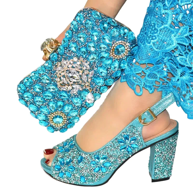 Women's Shoes and Bags To Match Set EDN104