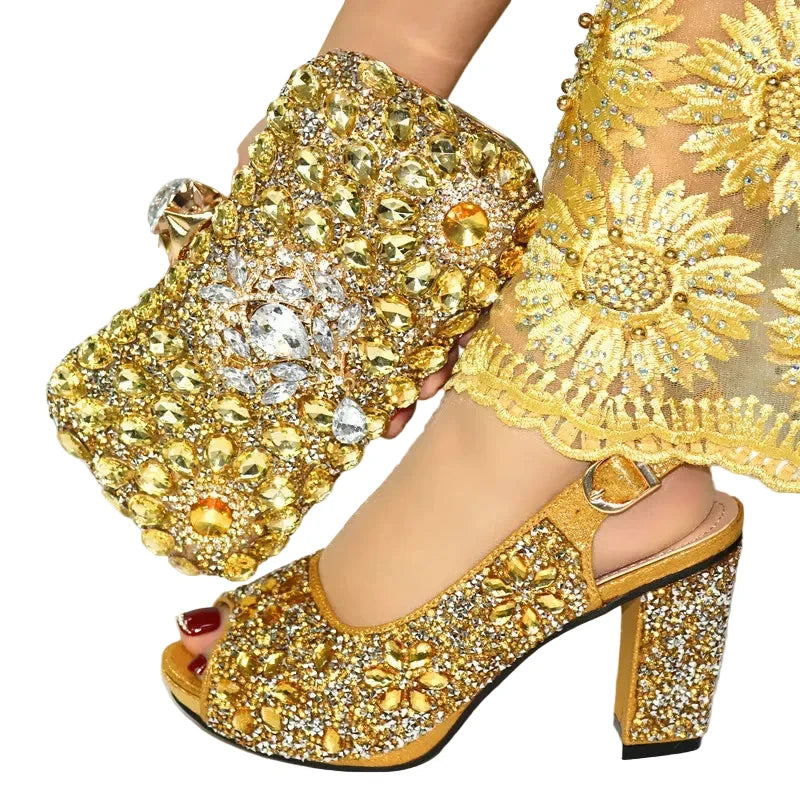 Women's Shoes and Bags To Match Set EDN104