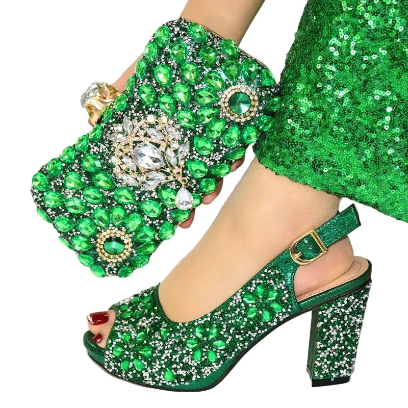 Women's Shoes and Bags To Match Set EDN104