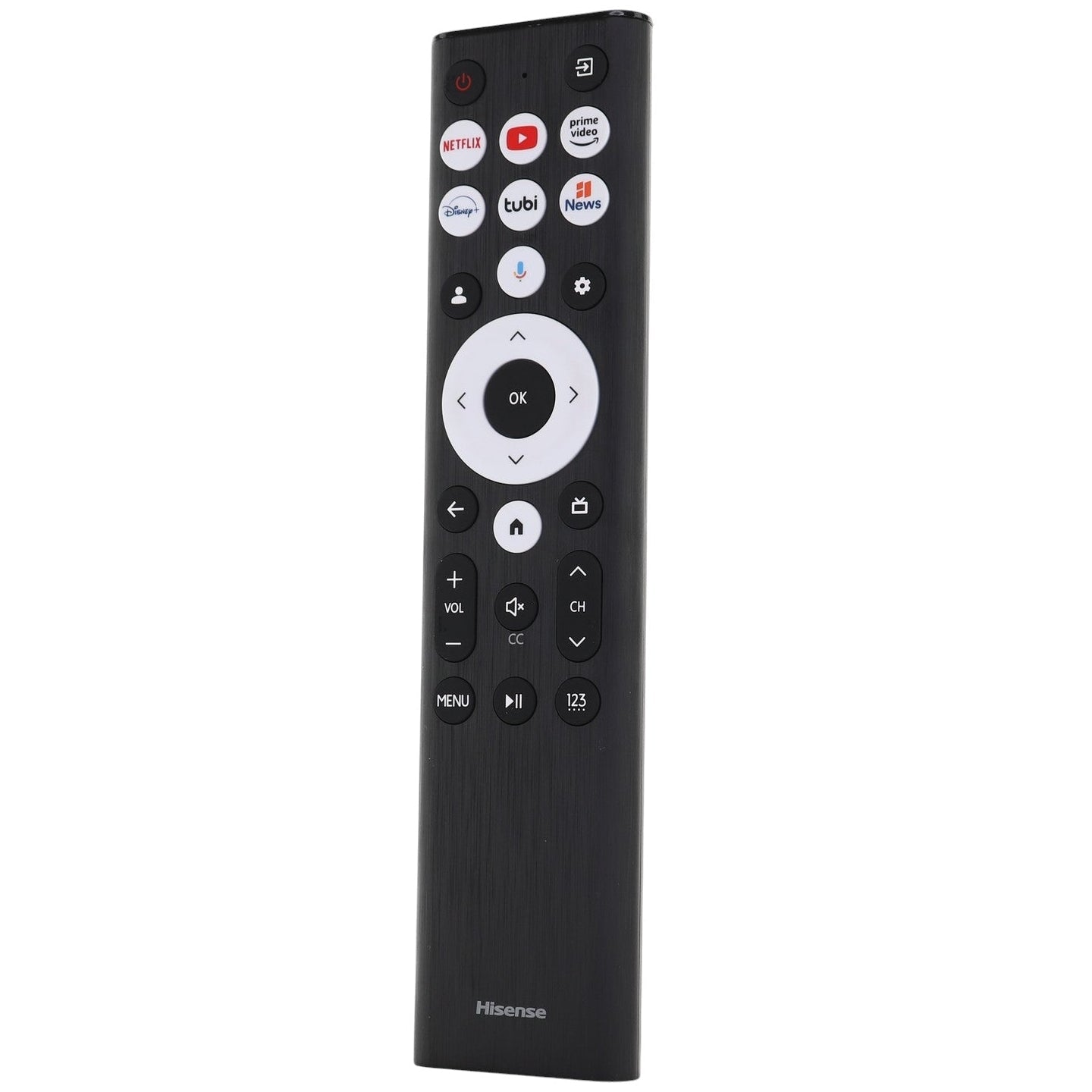 Substitute for Hisense ERF6G80H / ERF6A80 Google Voice TV Remote Control | A7, U8 Series [ERF6B80HL]