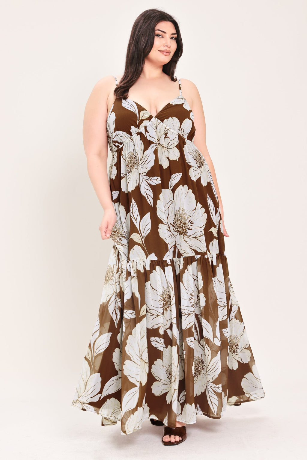 DESERT BLOOM WOVEN MAXI DRESS