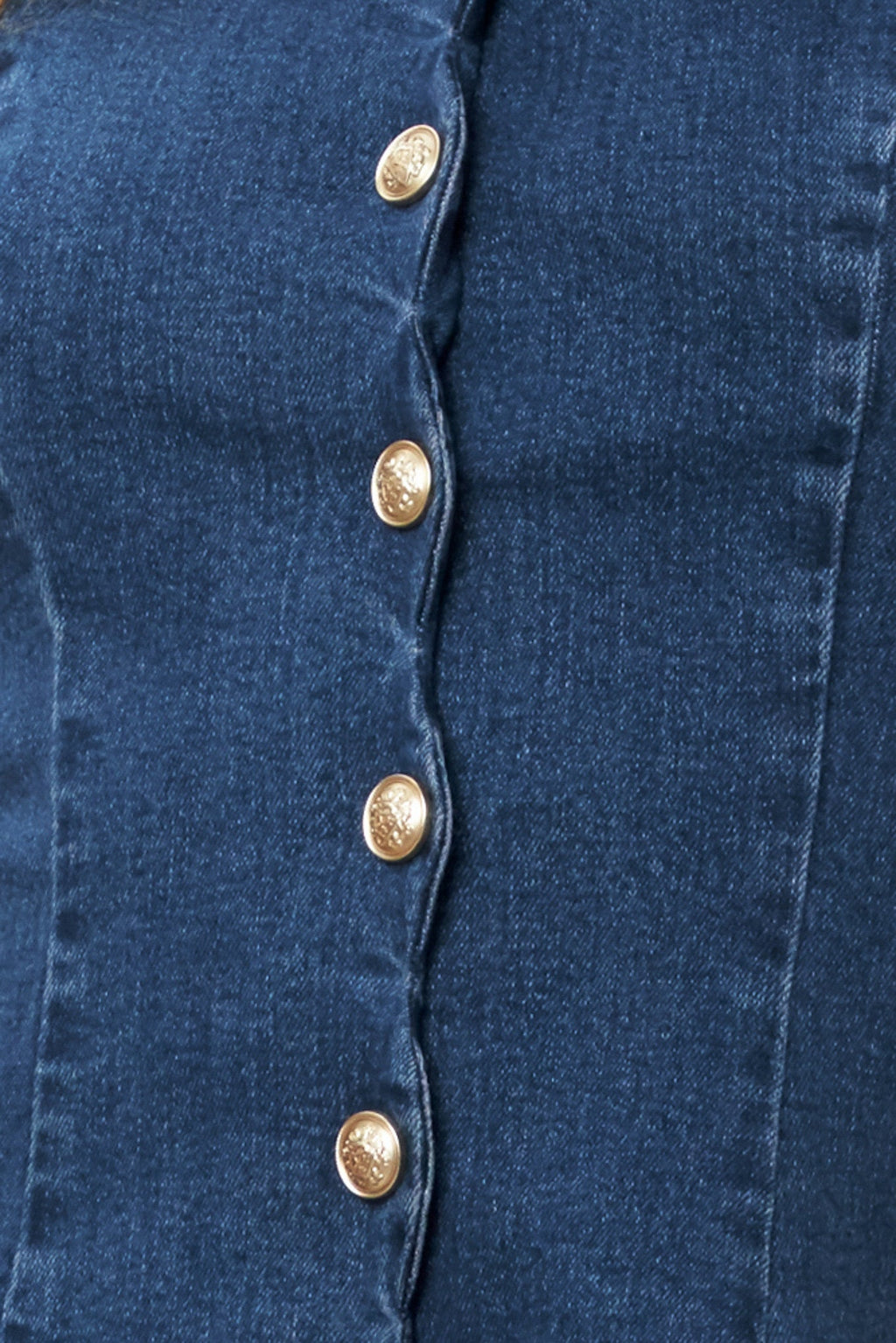 MODERN SWEET DENIM MINI DRESS