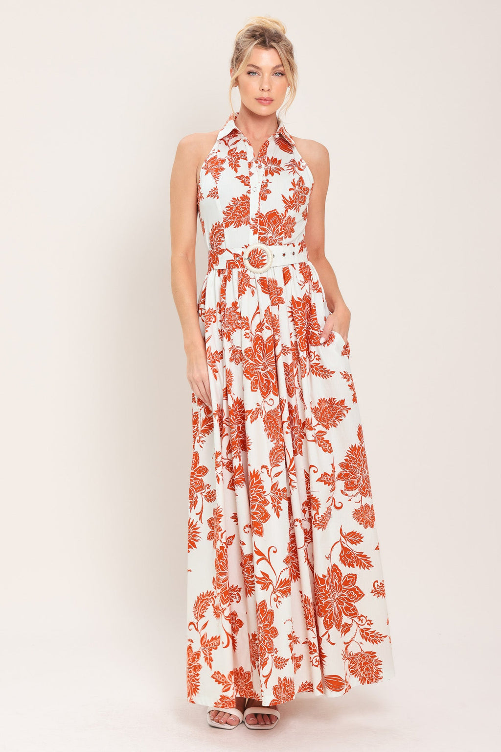 PORTOFINO SUN WOVEN MAXI DRESS
