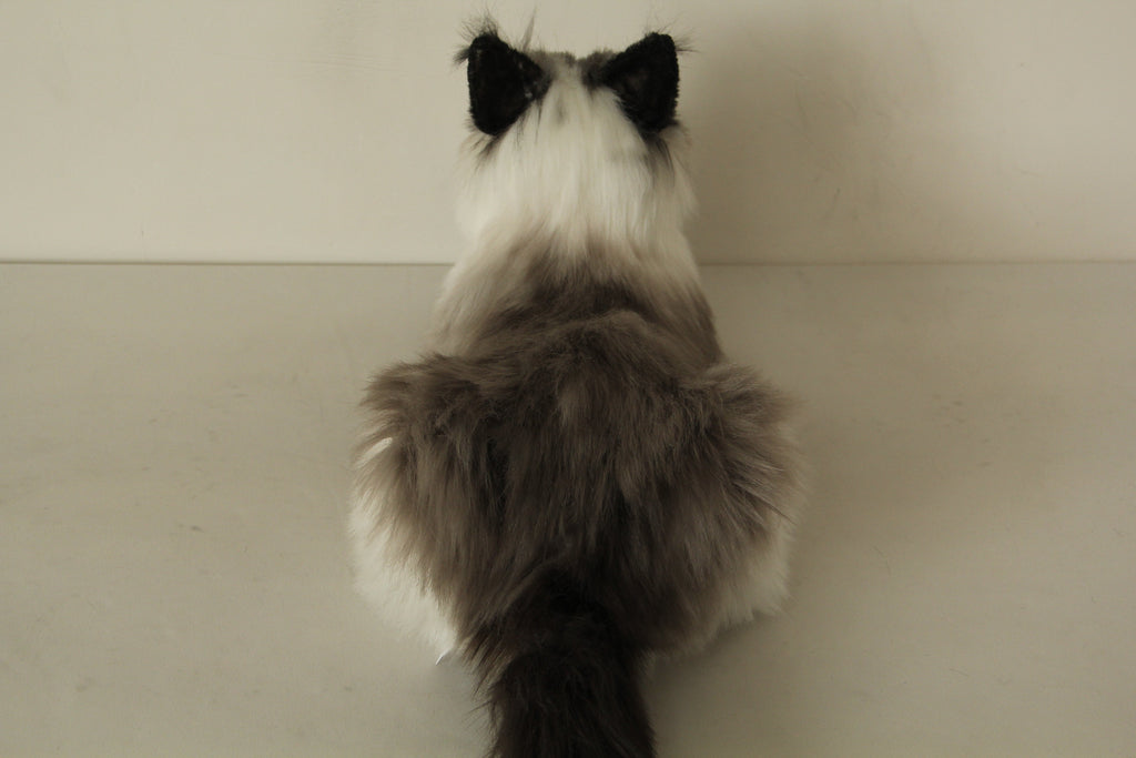 Plush Siamese Cat Longhair Weighted -Handmade Life-Size Companion & Pet Memorial