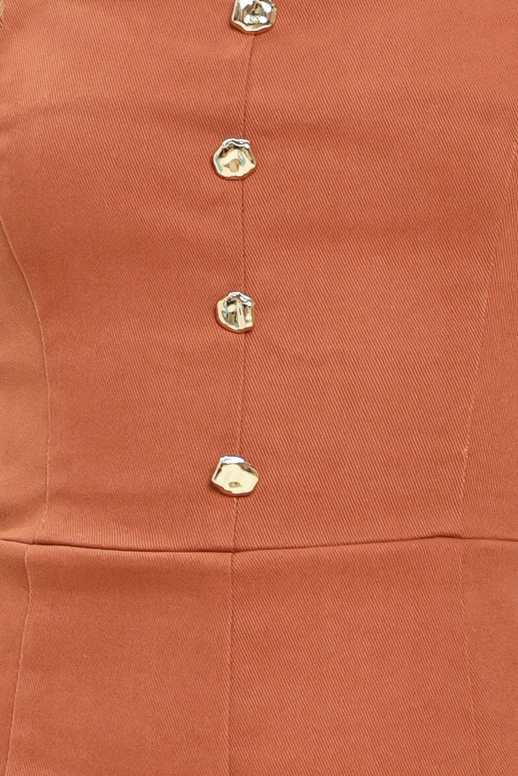 TERRACOTTA CHIC WOVEN ROMPER