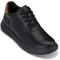 CALTO - J1580  - 2.6 Inches Taller (Black/Black Sole) - Lightweight Casual Walkers