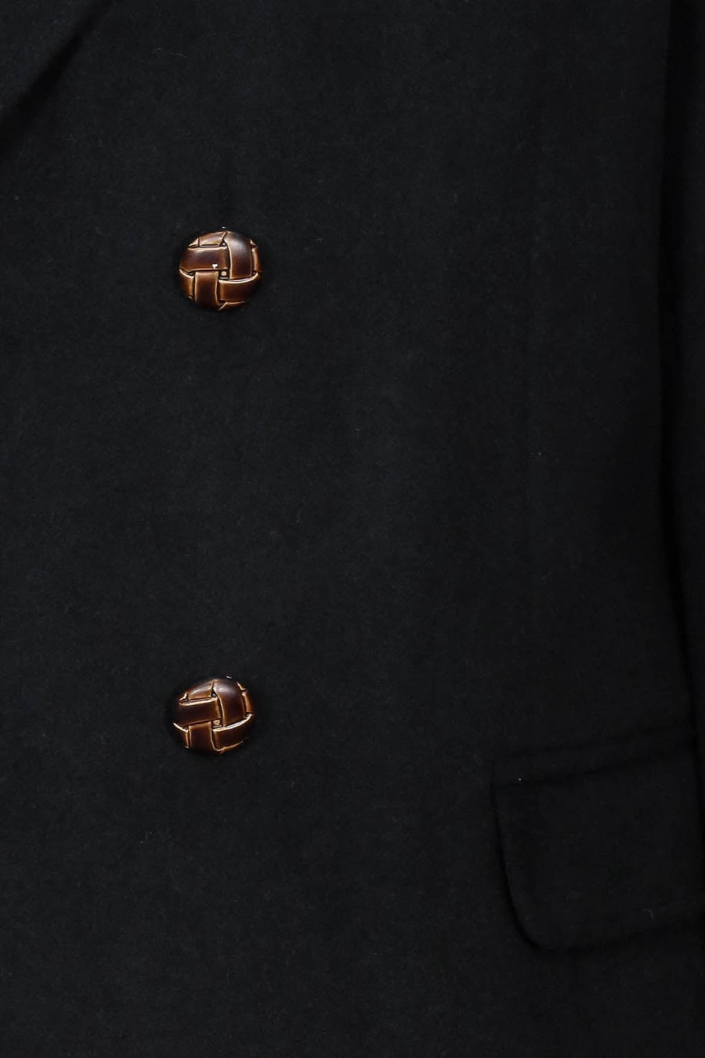 Mens Double Breasted Slim Fit Black Blazer - Wessi