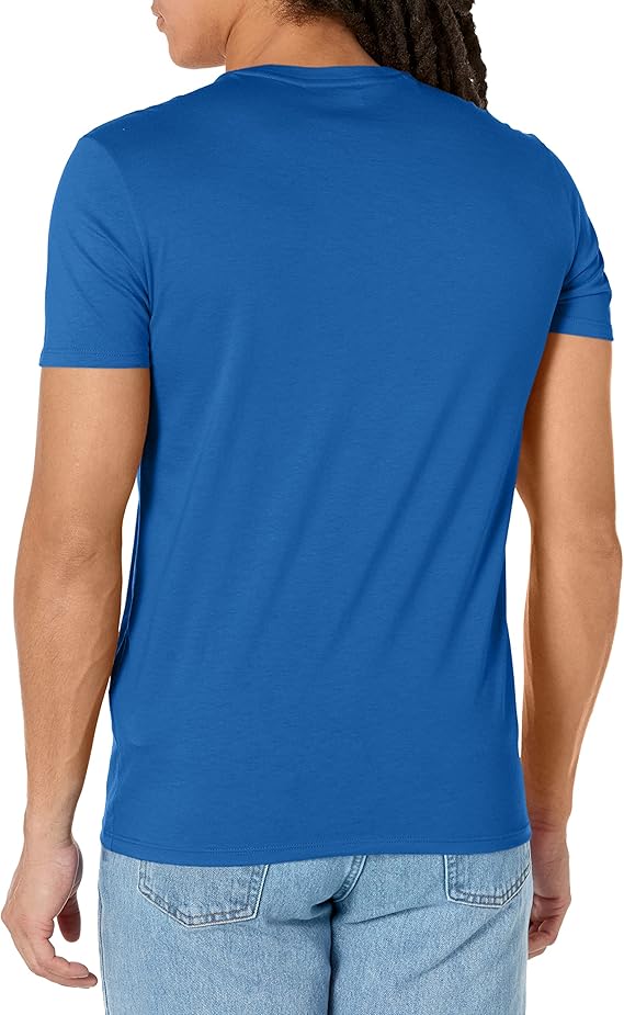 Lacoste Men's Short Sleeve V-Neck Pima Cotton Jersey T-Shirt