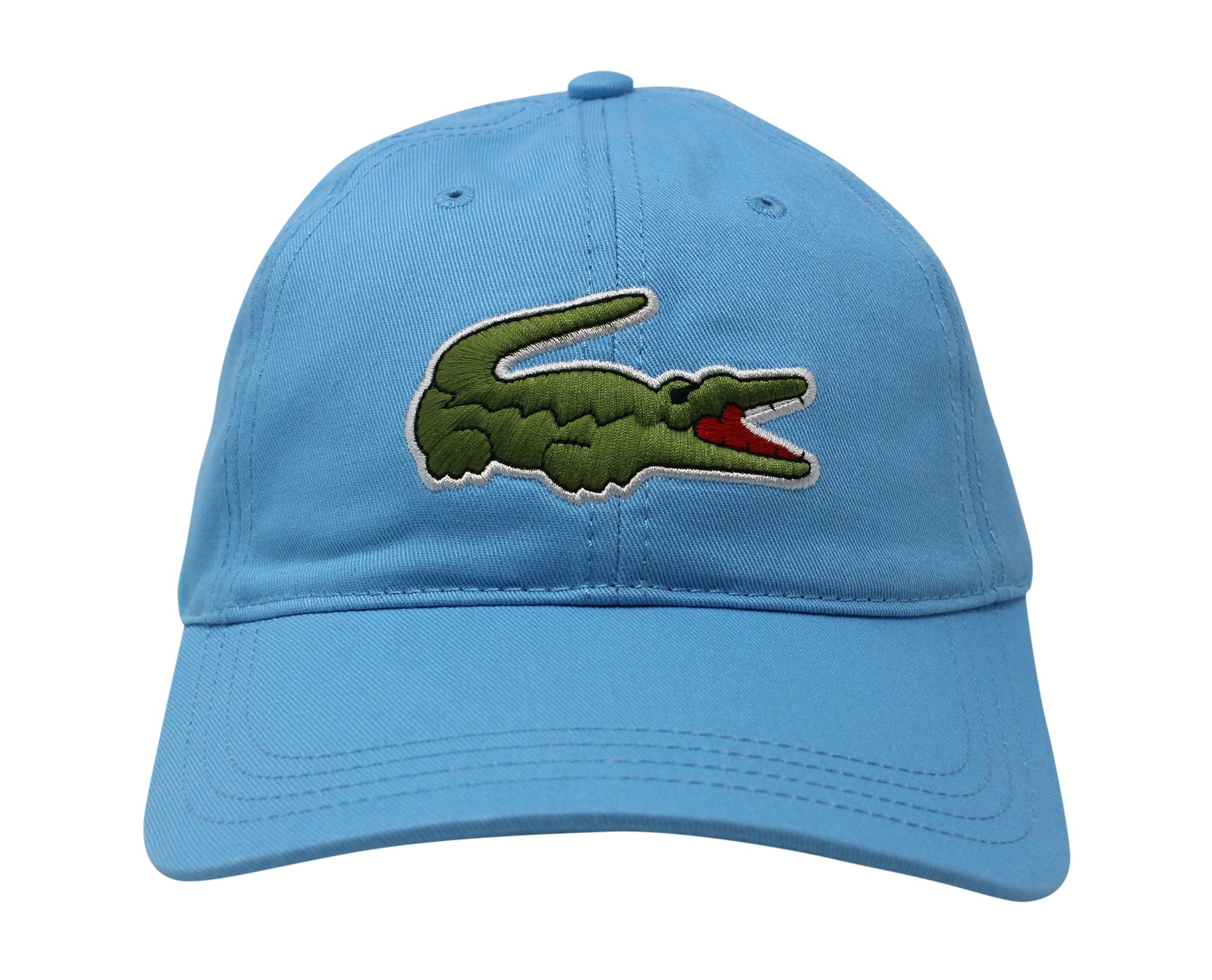 Lacoste Men's Classic Large Croc Logo Cap with Leather Strap