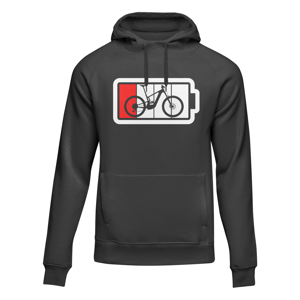 Low Battery Adult Fleece Hoodie