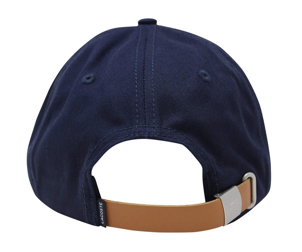 Lacoste Men's Classic Large Croc Logo Cap with Leather Strap