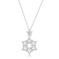 Avera Stella 0.3ct Cubic Zirconia Star Drop Necklace