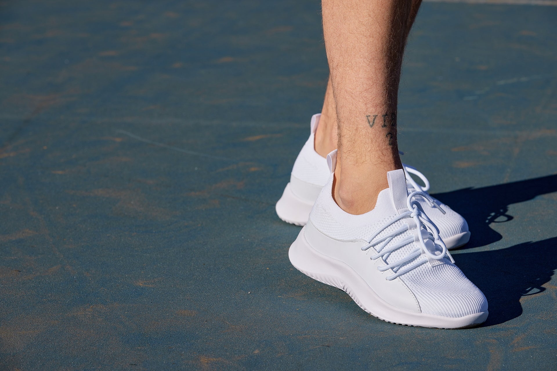 CALTO - Q131 - 2.4 Inches Taller (Off-White/White Sole) - Ultra Lightweight Sneakers