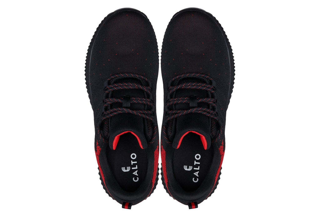 CALTO - Q215 - 2.4 Inches Taller (Black/Red) - Ultra Lightweight