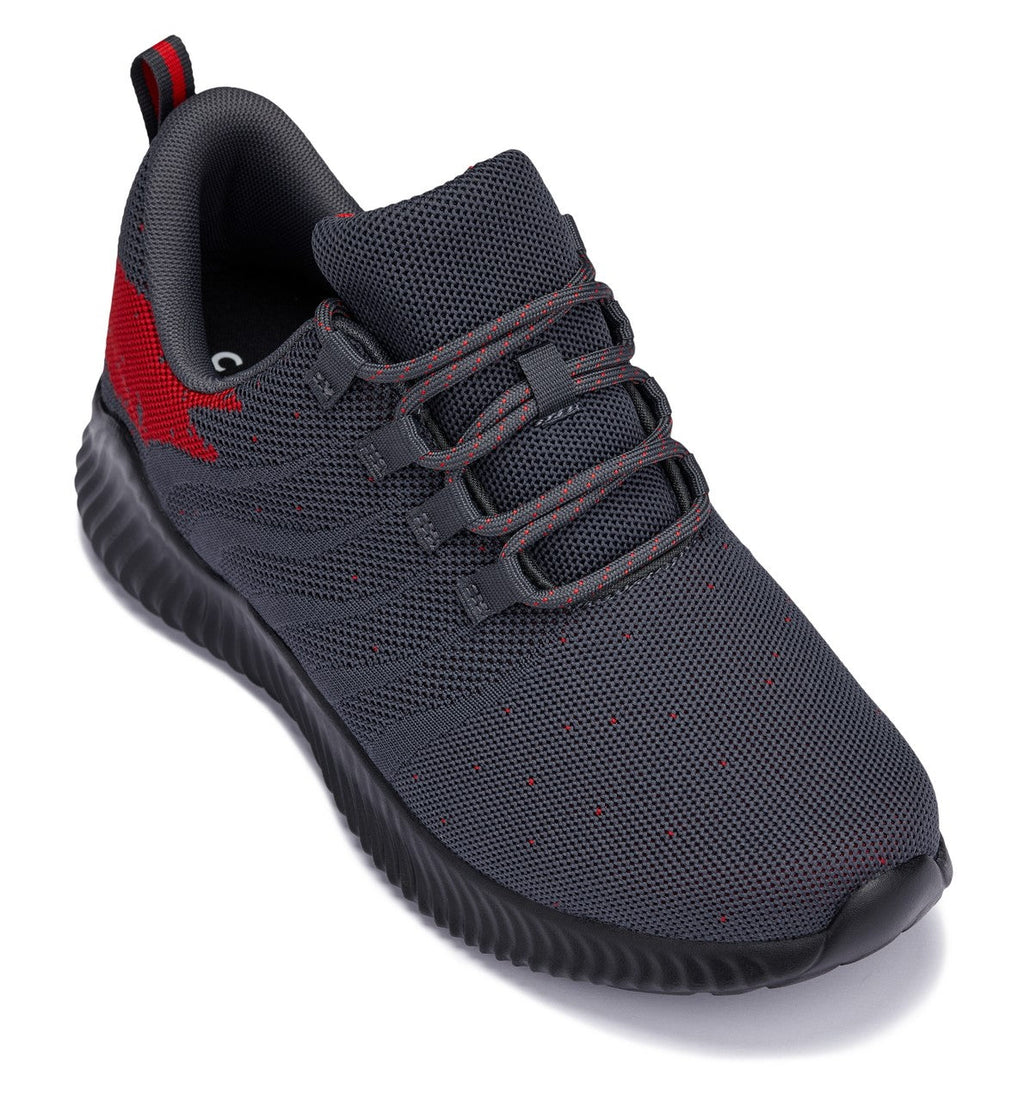 CALTO - Q218 - 2.4 Inches Taller (Grey/Red) - Ultra Lightweight