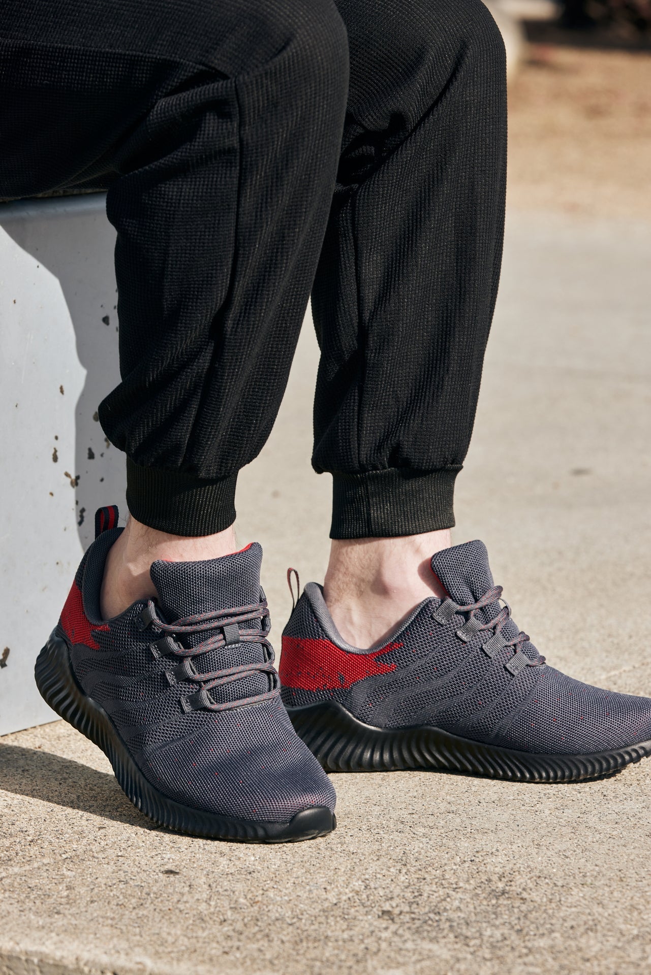 CALTO - Q218 - 2.4 Inches Taller (Grey/Red) - Ultra Lightweight