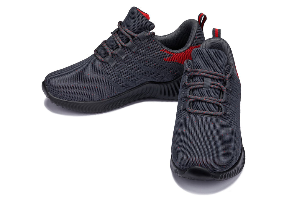 CALTO - Q218 - 2.4 Inches Taller (Grey/Red) - Ultra Lightweight