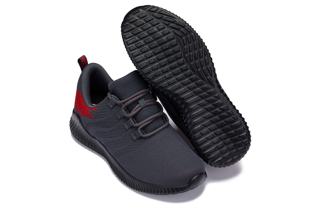 CALTO - Q218 - 2.4 Inches Taller (Grey/Red) - Ultra Lightweight