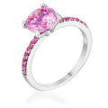 Avera 2.3ct Cubic Zirconia Statement Ring in Pink