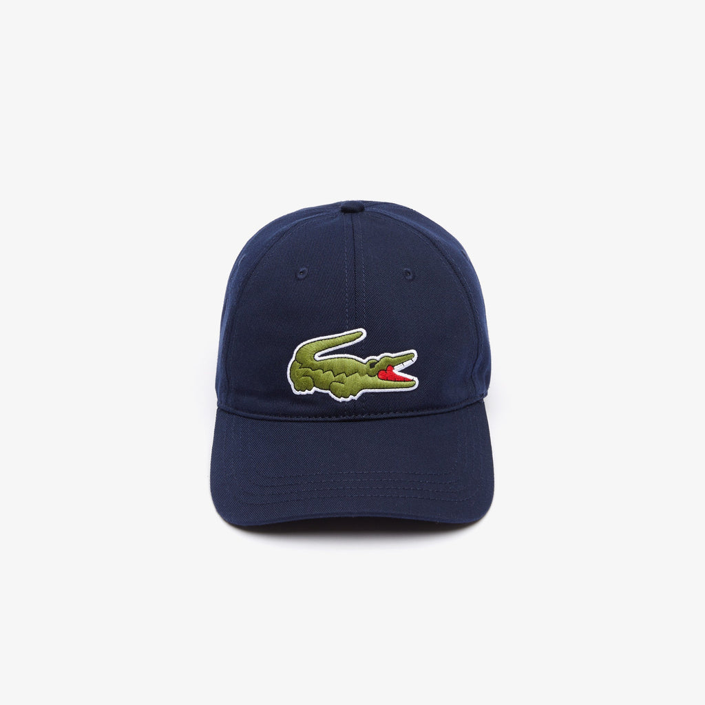 Lacoste Unisex Adjustable Organic Cotton Twill Cap